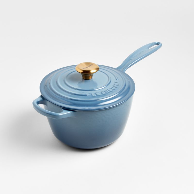 Le Creuset Signature 10.25 Chambray Blue Enameled Cast Iron