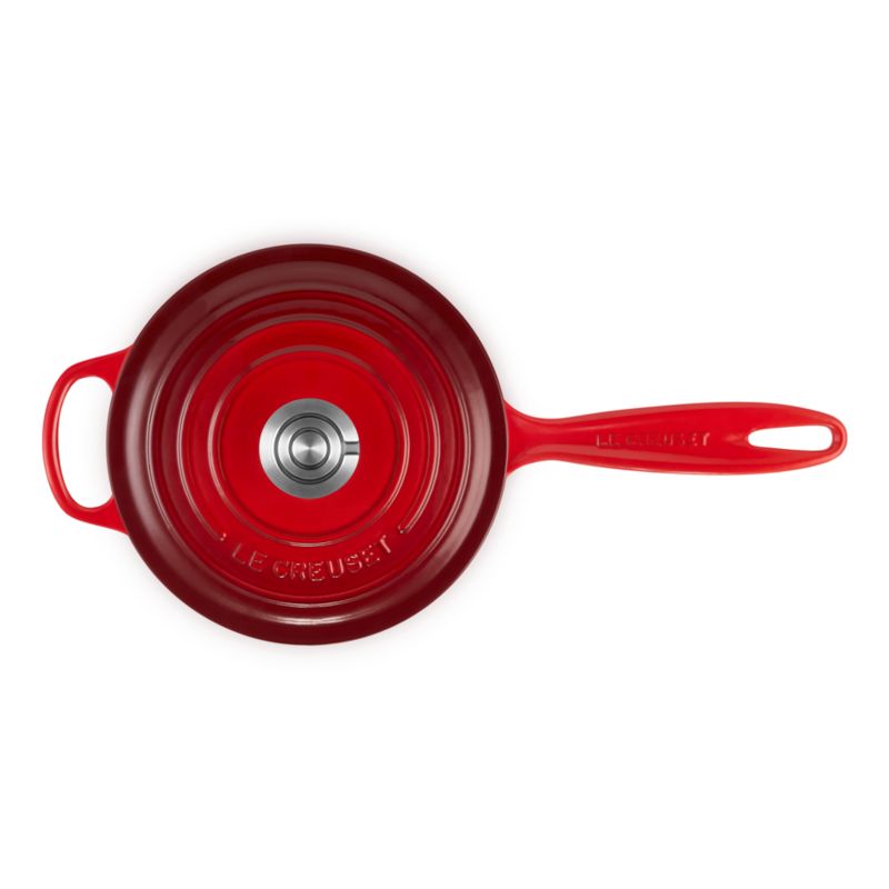 Le Creuset ® Signature 2.25-Qt. Cerise Enameled Cast Iron Saucepan with Lid - image 1 of 7