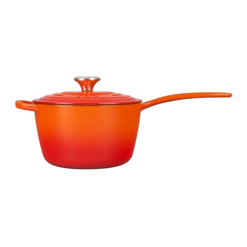 Le Creuset ® Signature 2.25-Qt. Flame Orange Enameled Cast Iron Saucepan - image 5 of 6