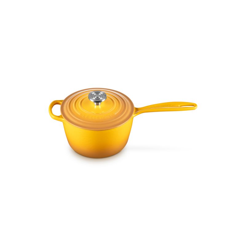 Le Creuset ® Signature 2.25-Qt. Nectar Enameled Cast Iron Saucepan - image 4 of 7