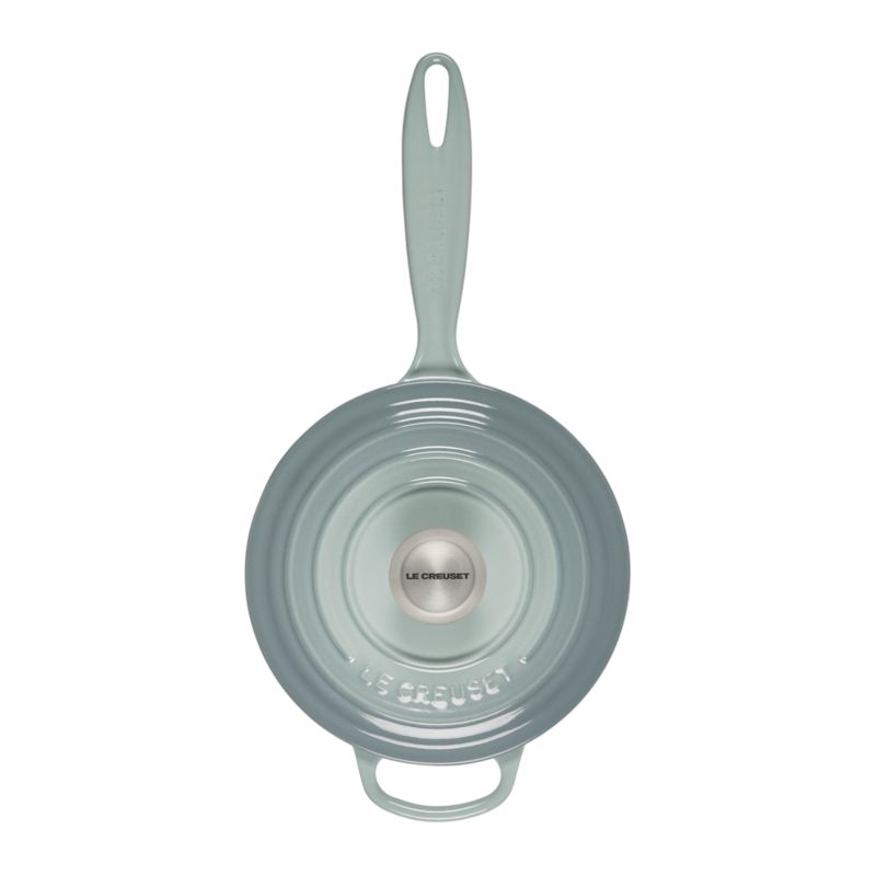 Le Creuset ® Signature 2.25-Qt. Sea Salt Blue Enameled Cast Iron Saucepan - image 2 of 4