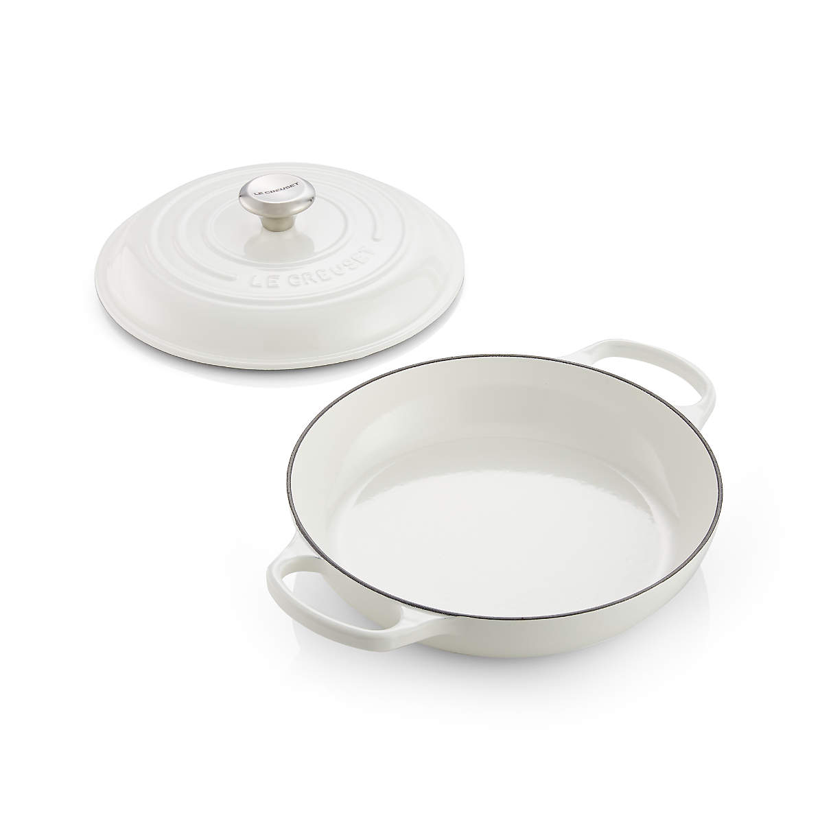 2 Quart Round Enameled Cast Iron Braiser Pan - On Sale - Bed Bath & Beyond  - 38244947