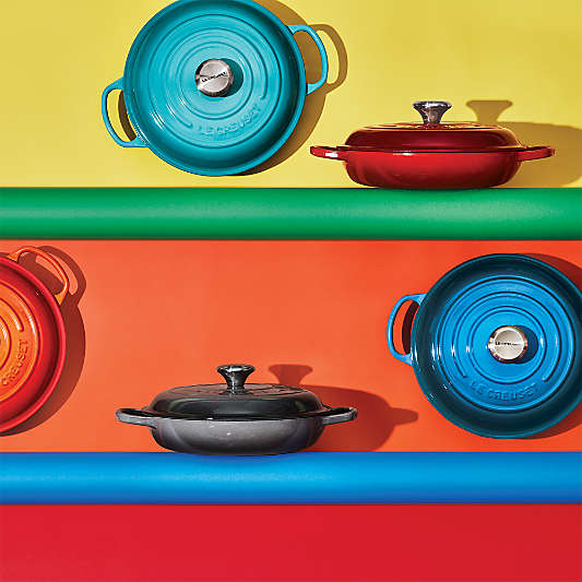 Le Creuset ® Signature 2.25-Qt. Oyster Enameled Cast Iron Braiser