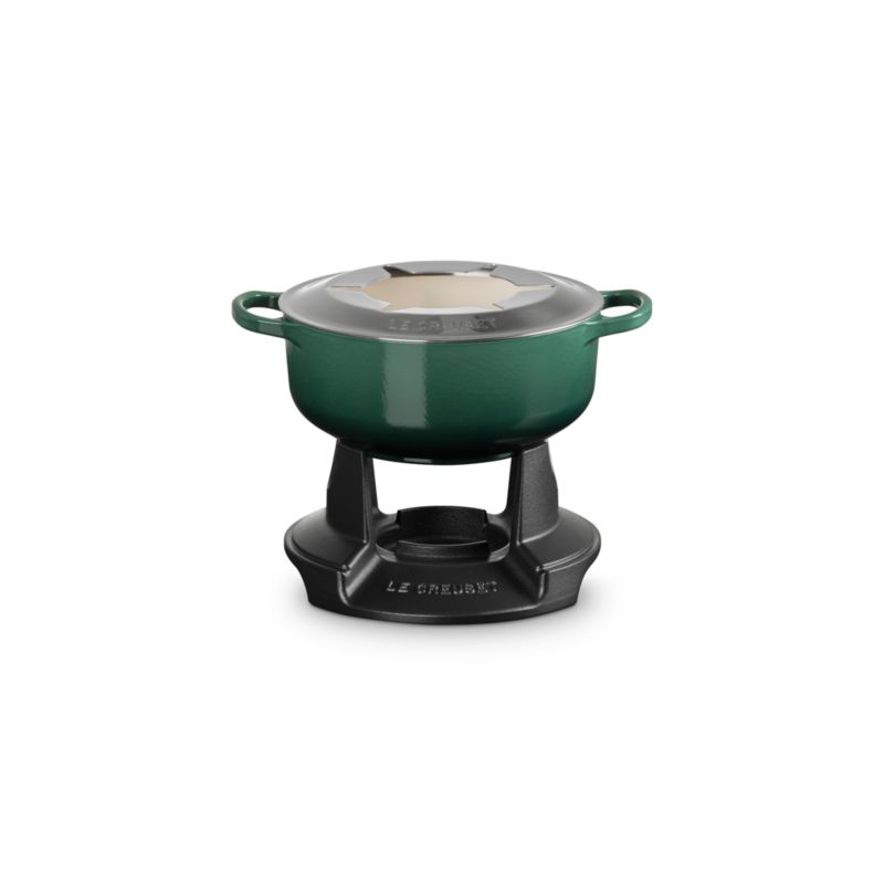 Le Creuset ® Signature 2.5-Qt. Artichaut Enameled Cast Fondue Set - image 3 of 4