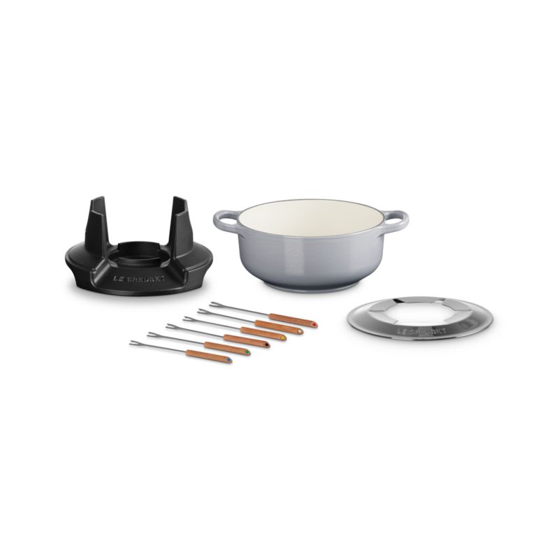 Le Creuset ® Signature 2.5-Qt. Chateau Enameled Cast Fondue Set - image 2 of 4