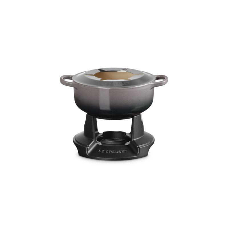 Le Creuset ® Signature 2.5-Qt. Oyster Enameled Cast Fondue Set - image 3 of 4