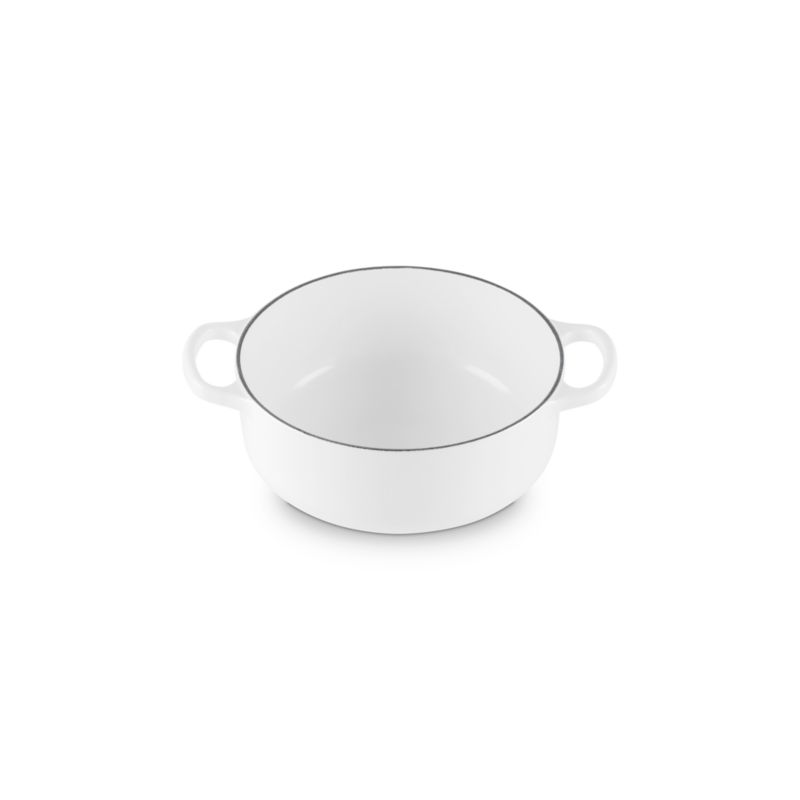Le Creuset ® Signature 2.5-Qt. White Enameled Cast Fondue Set - image 3 of 4