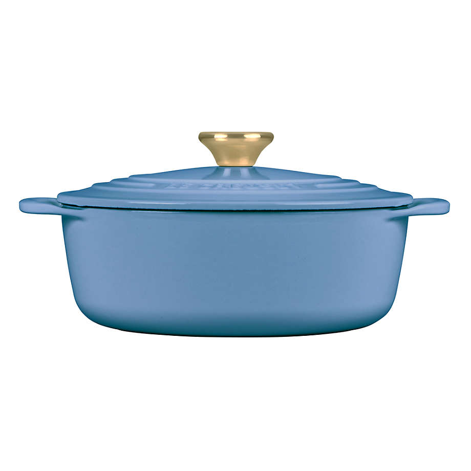 Le Creuset 2.75 qt. Shallow Round Dutch Oven ,Oyster