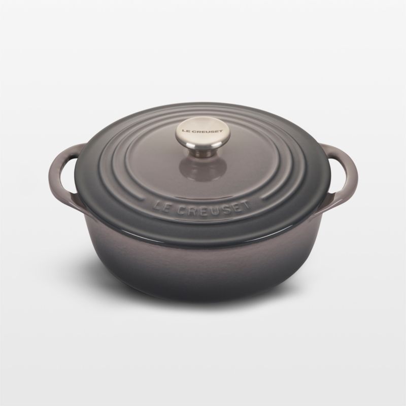 Le Creuset Signature Cast Iron 2.75-Quart Oyster Oval Dutch Oven