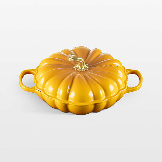 Le Creuset ® 2.75-Qt. Nectar Enameled Cast Iron Figural Pumpkin Braiser
