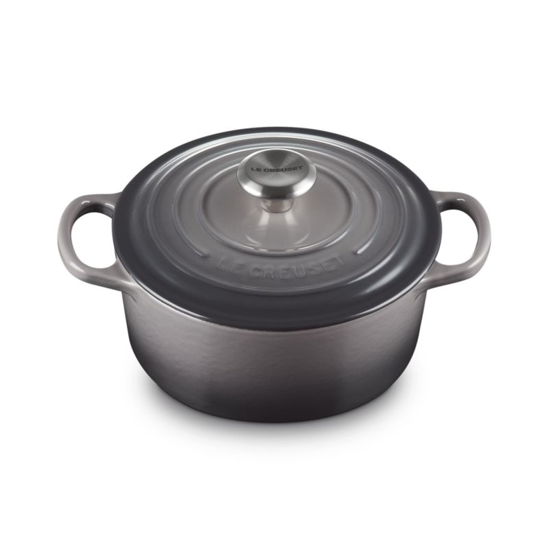 Le Creuset ® Signature 2-Qt. Oyster Enameled Cast Iron Round Dutch Oven - image 2 of 10