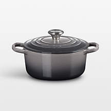 Le Creuset Signature 2-Qt. Oyster Enameled Cast Iron Round Dutch Oven