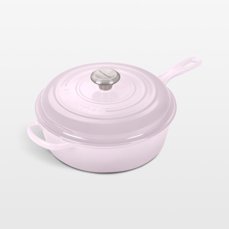 Le Creuset Shallot 3.75-Qt. Cassadou + Reviews | Crate & Barrel