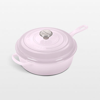 View Le Creuset ® 3.75-Qt. Shallot Enameled Cast Iron Cassadou details