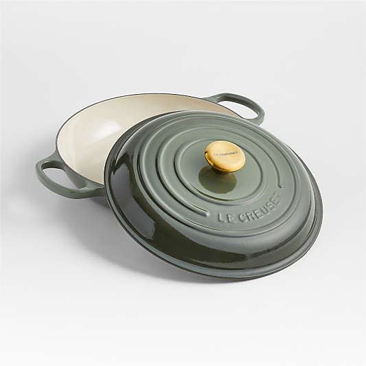 Le Creuset ® Signature 3.5-Qt. Thyme Enameled Cast Iron Braiser