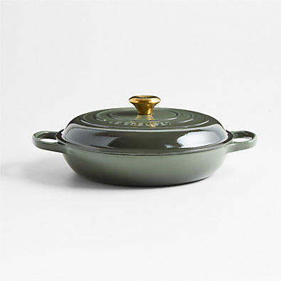 View Le Creuset ® Signature 3.5-Qt. Thyme Enameled Cast Iron Braiser details