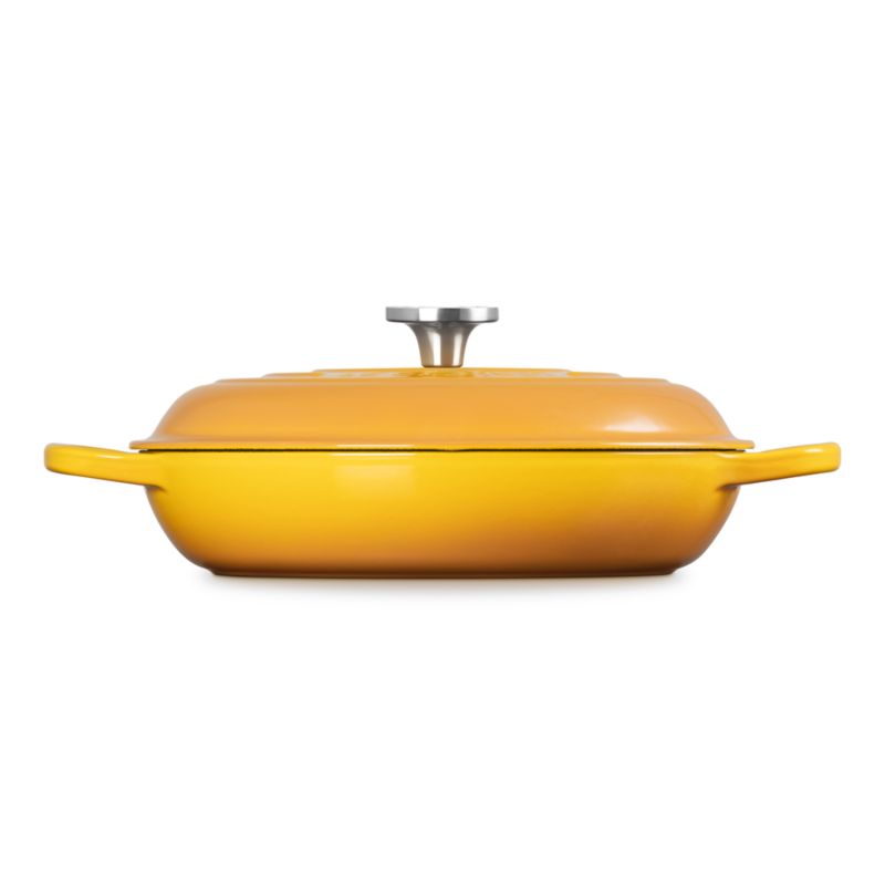 Le Creuset ® Signature 3.5-Qt. Nectar Enameled Cast Iron Braiser - image 6 of 13