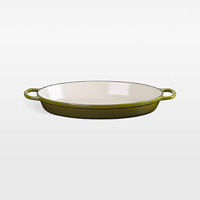 Le Creuset ® Signature 3-Qt. Olive Enameled Cast Iron Oval Baker