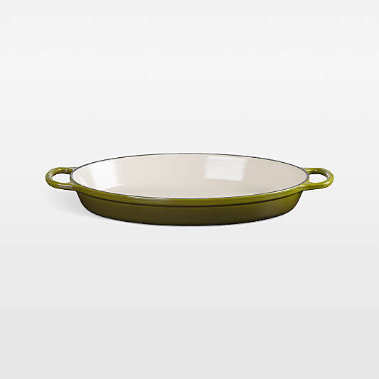 Le Creuset ® Signature 3-Qt. Olive Enameled Cast Iron Oval Baker