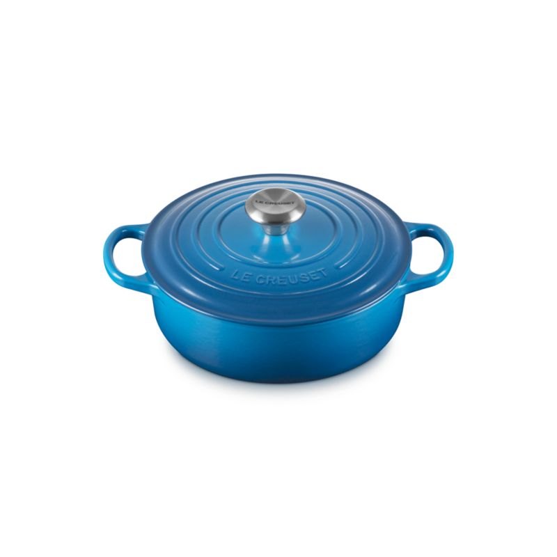 Le Creuset ® Signature 3.5-Qt. Marseille Enameled Cast Iron Round Wide Dutch Oven - image 2 of 6