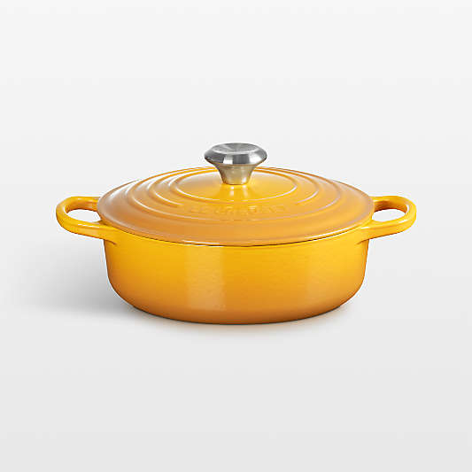 Le Creuset ® Signature 3.5-Qt. Nectar Enameled Cast Iron Round Wide Dutch Oven