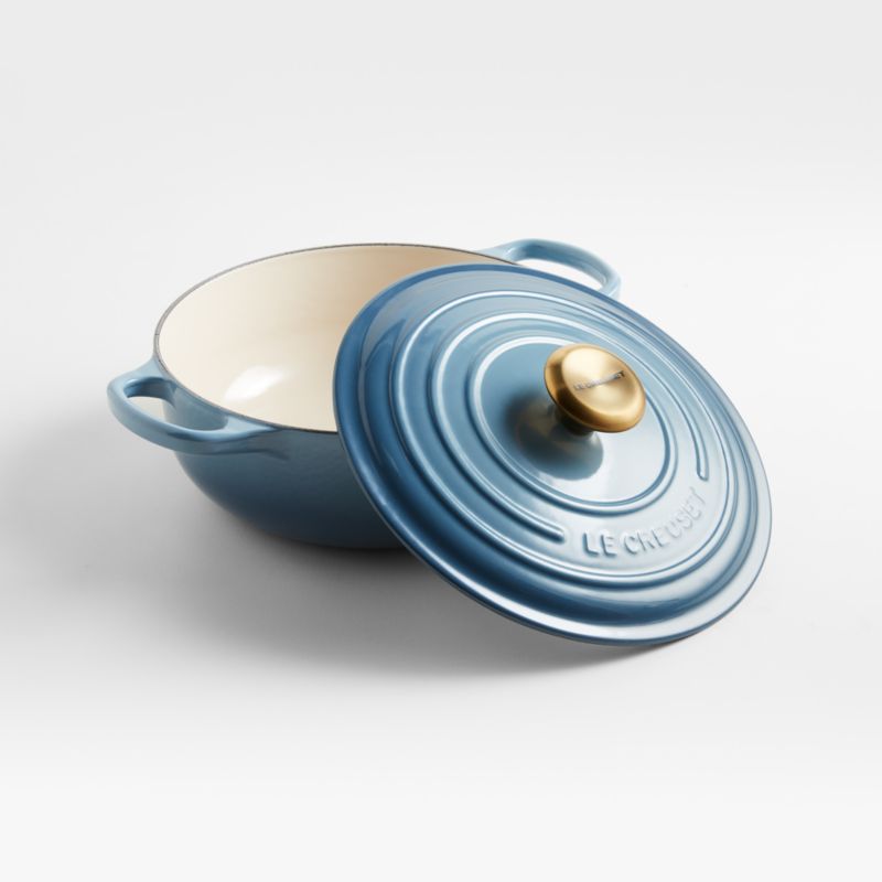 Le Creuset ® Signature 3.5-Qt. Chambray Sauteuse Oven - image 2 of 8