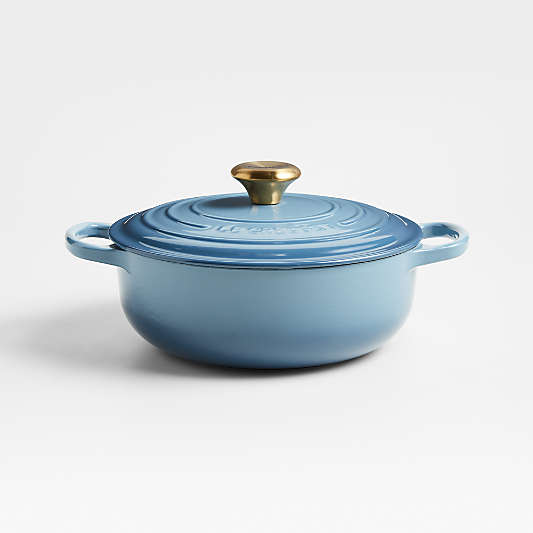 Le Creuset ® Signature 3.5-Qt. Chambray Enameled Cast Iron Sauteuse Oven