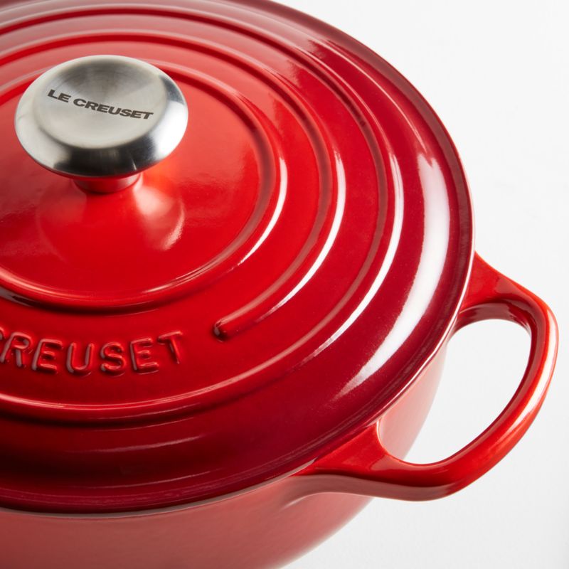 Le Creuset ® Signature 3.5-Qt. Cerise Sauteuse Oven - image 2 of 7