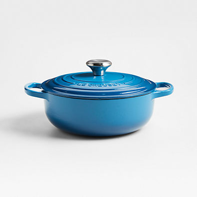 View Le Creuset ® Signature 3.5-Qt. Marseille Enameled Cast Iron Sauteuse Oven details