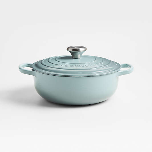 Le Creuset ® Signature 3.5-Qt. Sea Salt Enameled Cast Iron Sauteuse Oven