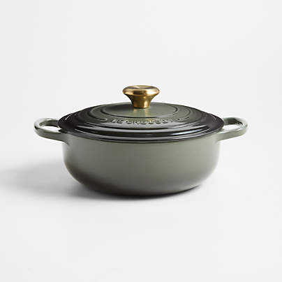 Le Creuset ® Signature 3.5-Qt. Thyme Enameled Cast Iron Sauteuse Oven