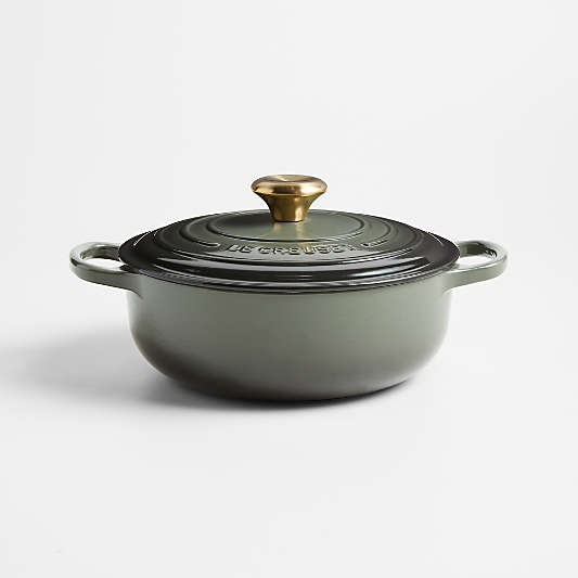 Le Creuset ® Signature 3.5-Qt. Thyme Enameled Cast Iron Sauteuse Oven