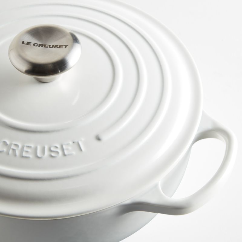 Le Creuset ® Signature 3.5-Qt. White Sauteuse Oven - image 2 of 5