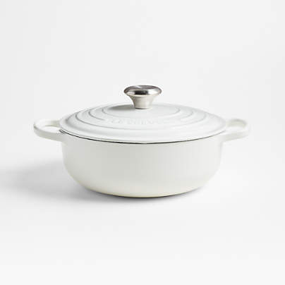 Le Creuset ® Signature 3.5-Qt. White Enameled Cast Iron Sauteuse Oven