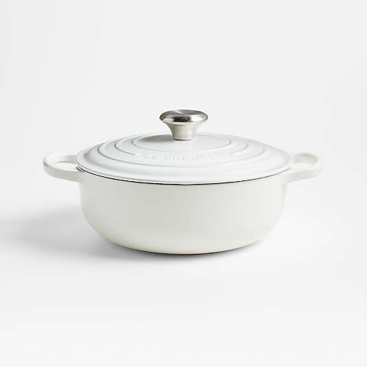 Le Creuset ® Signature 3.5-Qt. White Enameled Cast Iron Sauteuse Oven