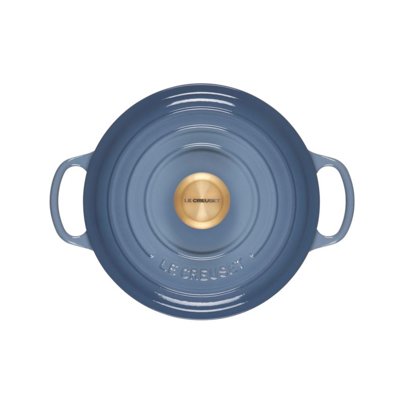 Le Creuset ® Signature 3.5-Qt. Chambray Sauteuse Oven - image 5 of 8