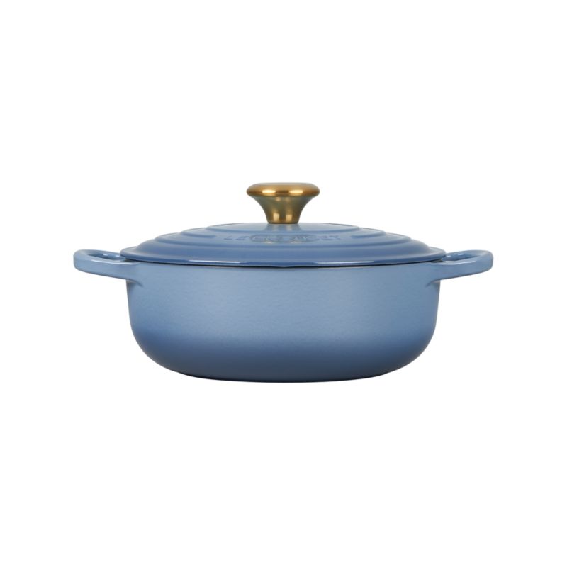 Le Creuset ® Signature 3.5-Qt. Chambray Sauteuse Oven - image 7 of 8