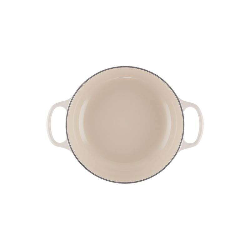 Le Creuset ® Signature 3.5-Qt. Cream Sauteuse Oven - image 7 of 9