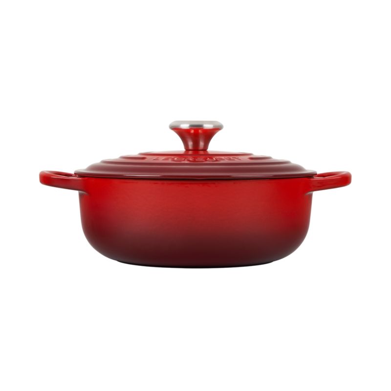 Le Creuset ® Signature 3.5-Qt. Cerise Sauteuse Oven - image 5 of 7