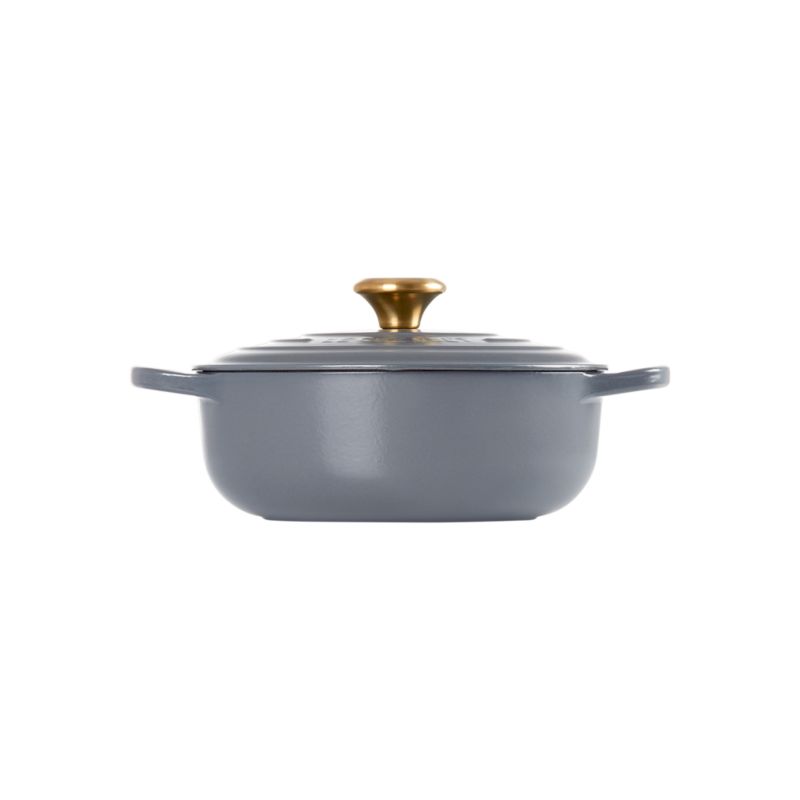 Le Creuset ® Signature 3.5-Qt.Graphite Sauteuse Oven - image 7 of 9