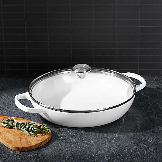 Le Creuset ® Signature White 3.5-Qt. Buffet Casserole with Glass Lid