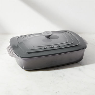 View Le Creuset ® Oyster 3.5-Quart Covered Rectangular Casserole Dish details