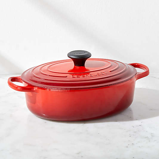 Le Creuset ® Signature 3.5-qt. Cerise Oval Wide Dutch Oven