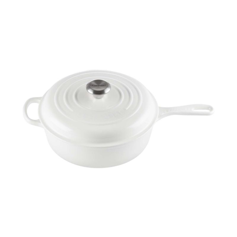 Le Creuset ® 3.75-Qt. White Signature Cassadou - image 1 of 3