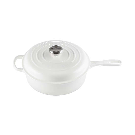 Le Creuset ® Signature 3.75-Qt. White Enameled Cast Iron Cassadou