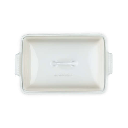 Le Creuset 3.8L Hertiage Rectangular Casserole Dish in Meringue