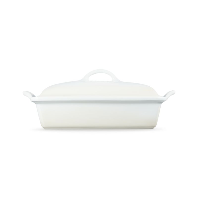 Le Creuset 3.8L Hertiage Rectangular Casserole Dish in Meringue - image 1 of 3