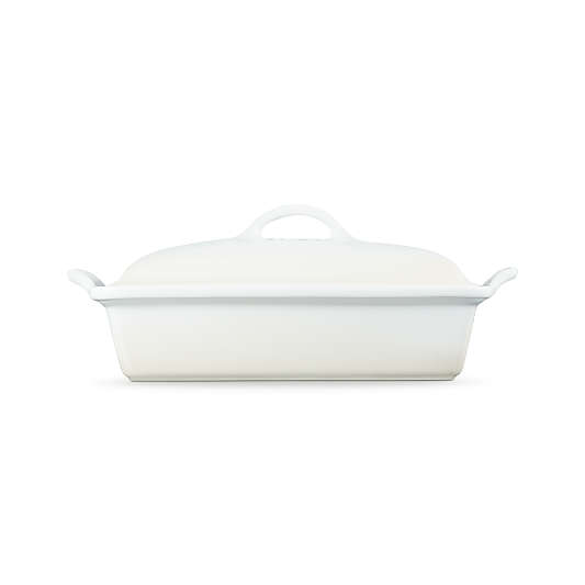 Le Creuset 3.8L Hertiage Rectangular Casserole Dish in Meringue