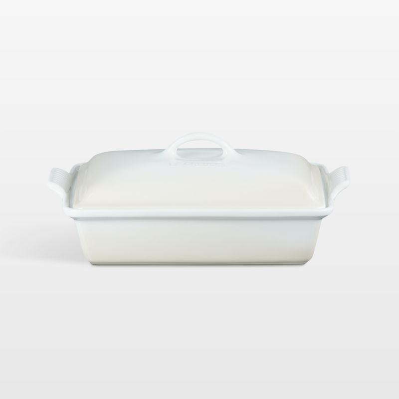 Le Creuset 3.8L Hertiage Rectangular Casserole Dish in Meringue - image 0 of 3