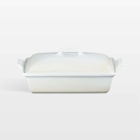 Le Creuset 3.8L Hertiage Rectangular Casserole Dish in Meringue